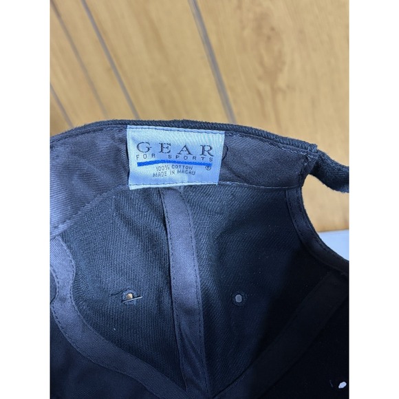 NWT Vintage 1996 Woodbine Breeders' Cup Embroidered Hat Cap Black Adjustable 90s - Picture 5 of 7